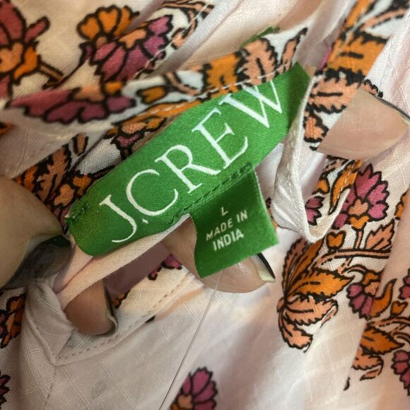 J.Crew NWT Soft Gauze Cottagecore Boho All Over Floral Print Tiered Beach Dress - Picture 9 of 11